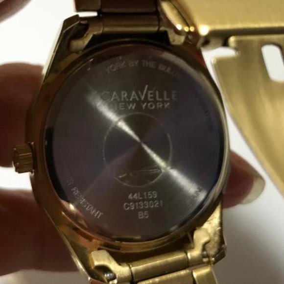 Caravelle New York Ladies Gold-Tone Watch - Picture 6 of 10